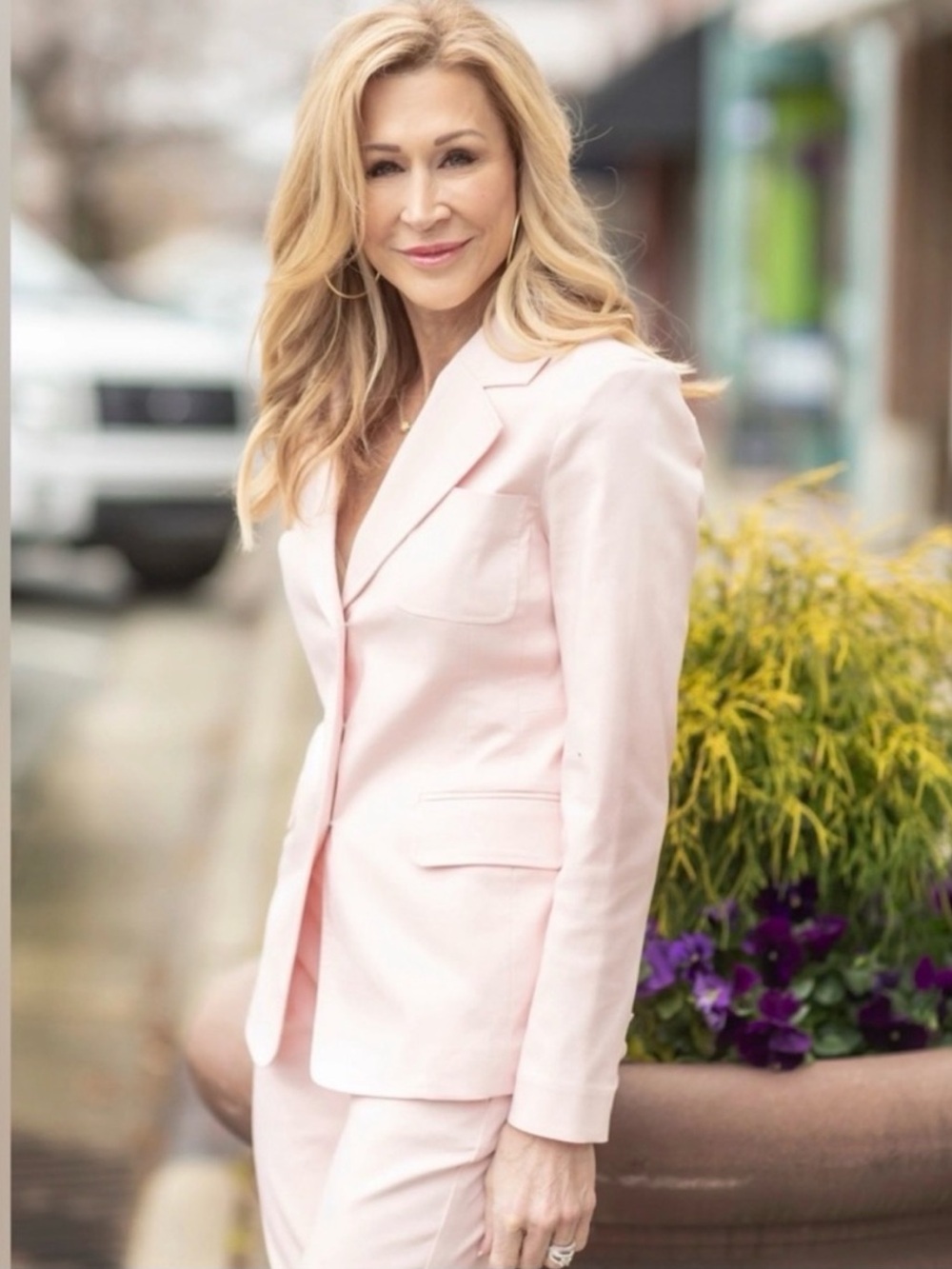Cabi 5656 Grace Blazer Jacket Carnation Pink Pastel 10